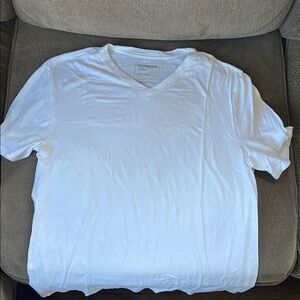 Express White Short Sleeve Tee
